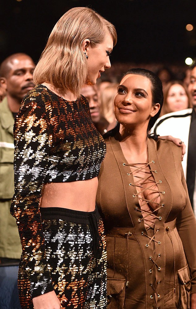 Kim Kardashian vs. Taylor Swift from Biggest Celebrity Feuds of 2017