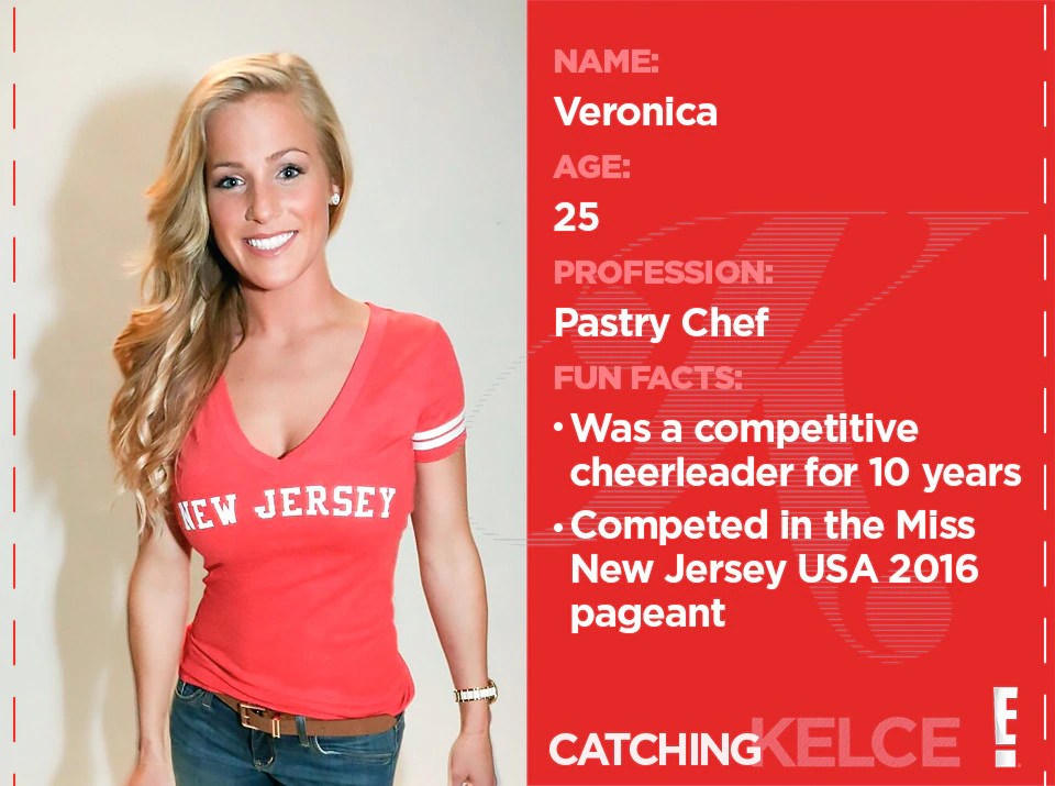 Veronica, New Jersey from Catching Kelce Meet the Top 20 Girls! E! News