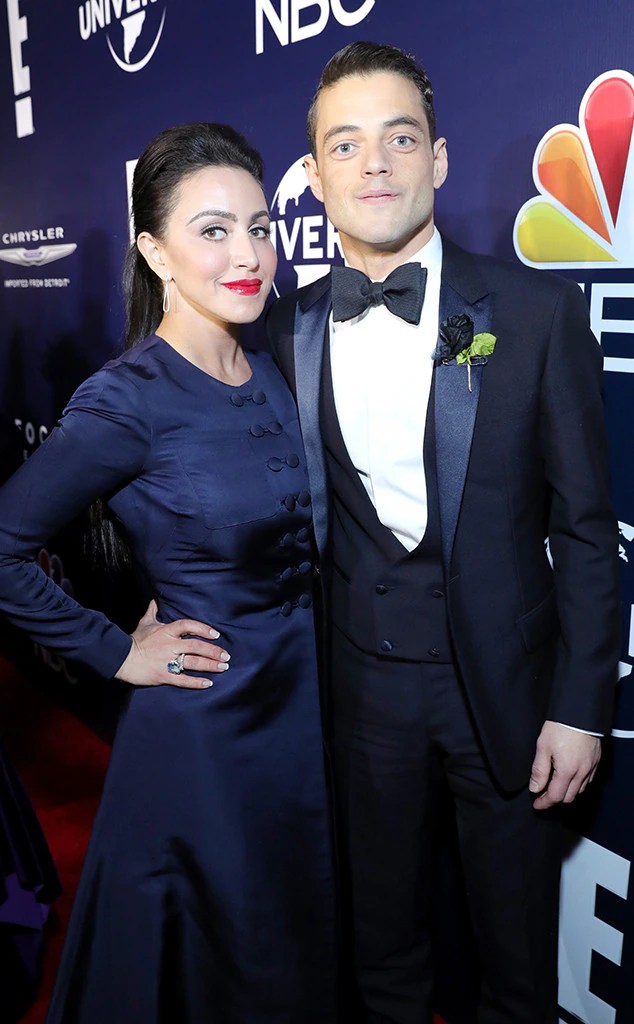Rami Malek & Jasmine Malek from Stars Who Brought Family to the 2017