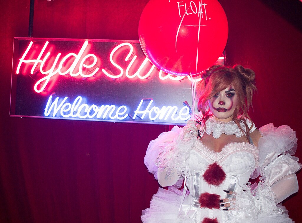 Demi Lovato from Demi Lovato's Halloween 2019 Party E! News