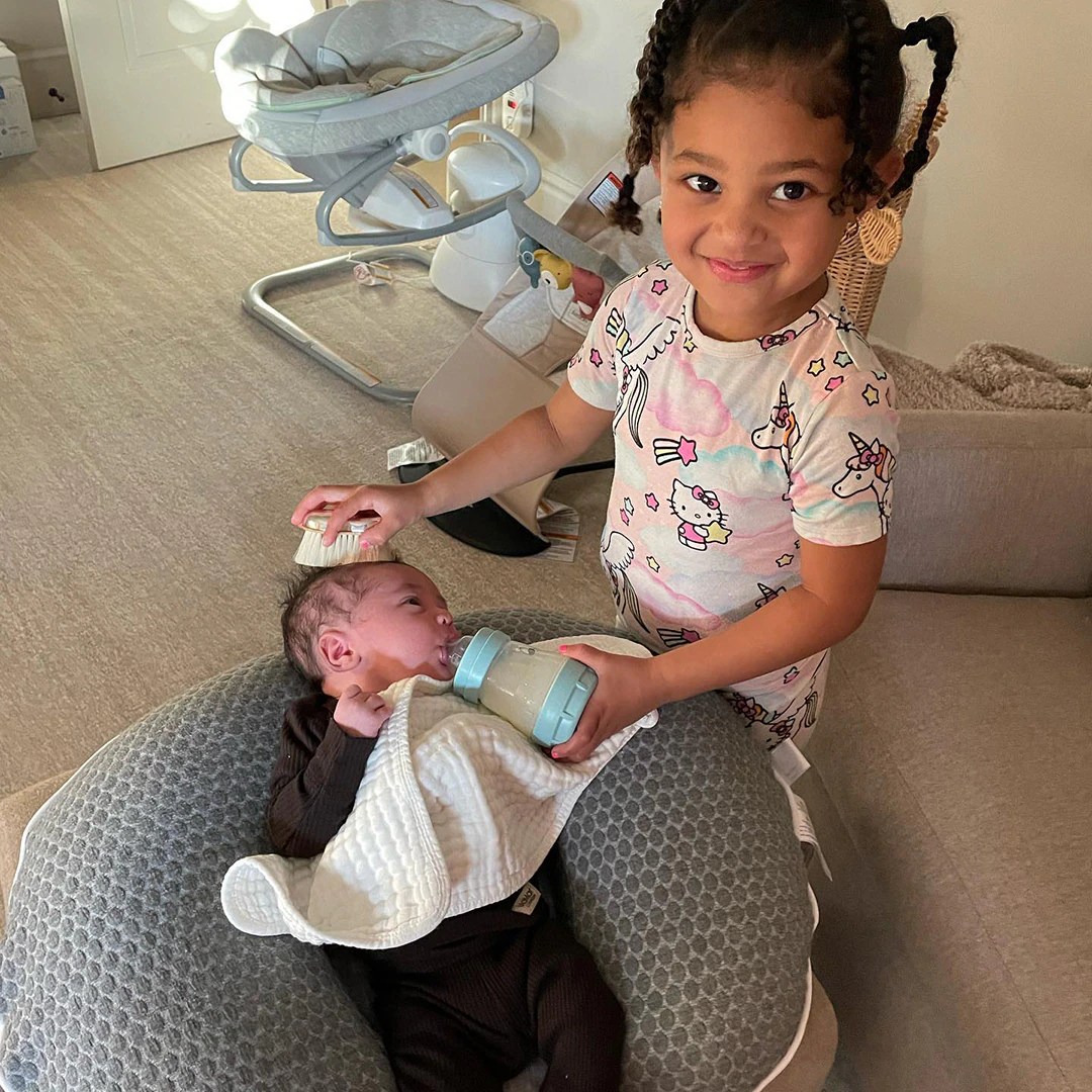 Kylie Jenner Shares NeverBeforeSeen Photos of Kids Stormi and Aire on