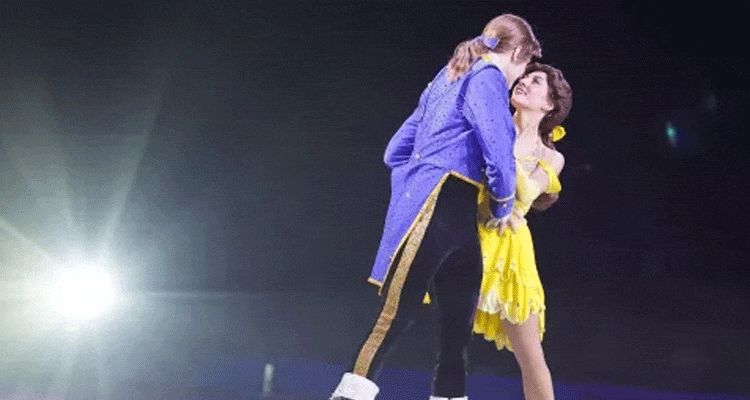 Disney on Ice Belle Fall Video (Leaked Video)