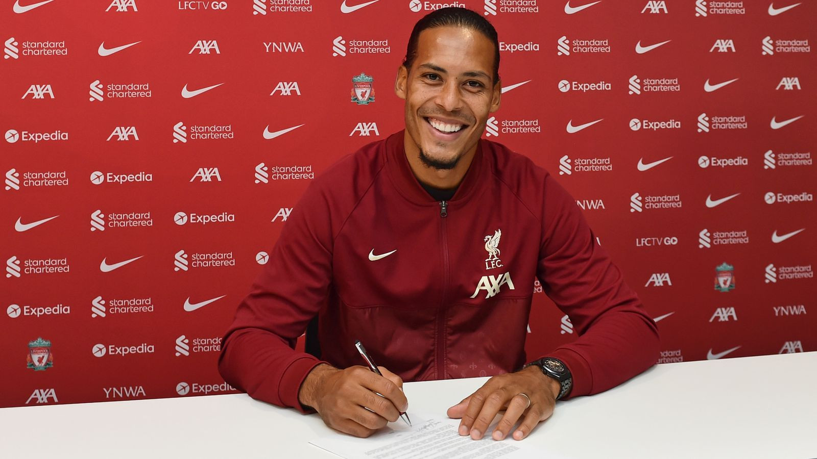 Liverpool defender Virgil van Dijk signs contract extension until 2025
