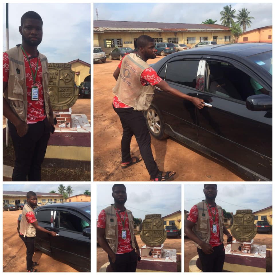 Secondary school student grabs his female classmate