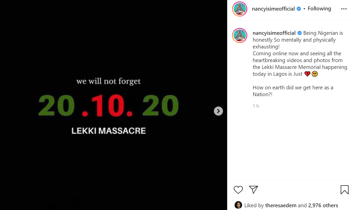 Being Nigerian is honestly so mentally and physically exhausting - Nancy Isime reacts to