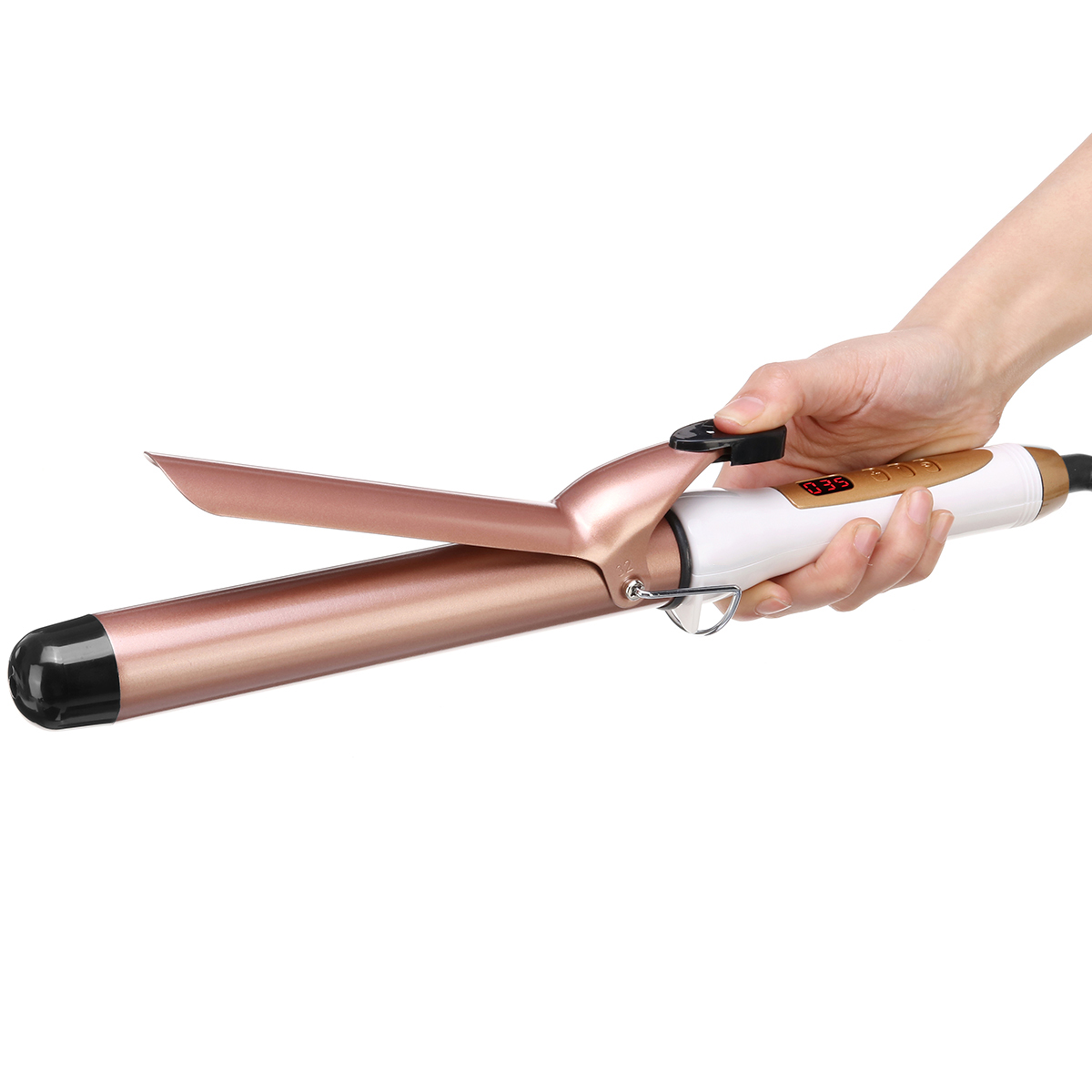 Electric Hair Rotating Salon Curler Tool Ceramic Curling Wand Hair Wave