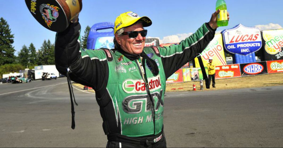 70YearOld Drag Racer John Force "When I Get in My Race Car, It Doesn