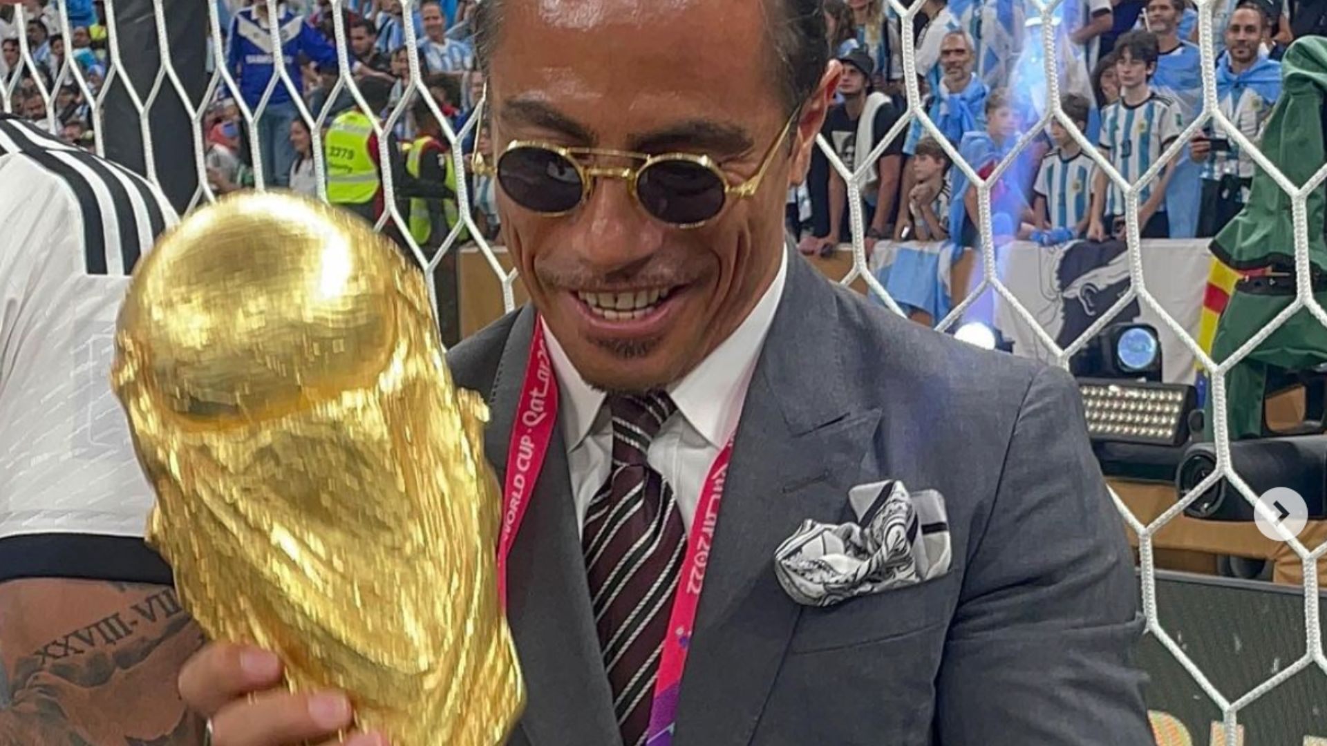 FIFA Investigating Salt Bae’s Access To Pitch Following World Cup Final