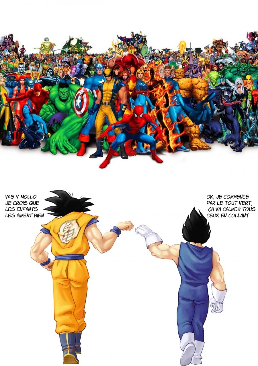 Dragon ball Z vs Marvel on défonce tout