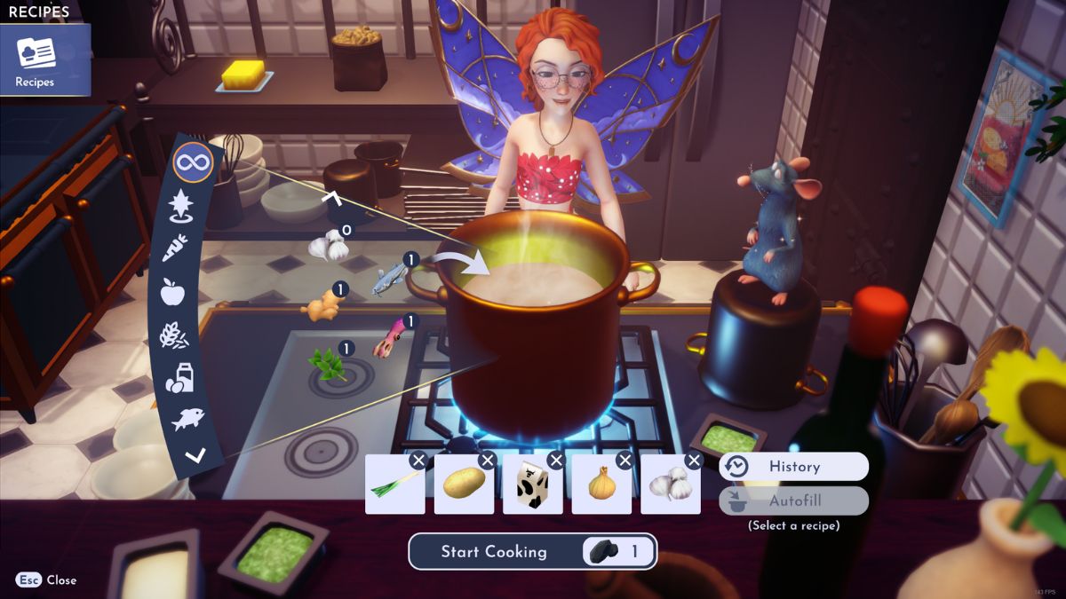 How to make Potato Leek Soup in Disney Dreamlight Valley Gamepur