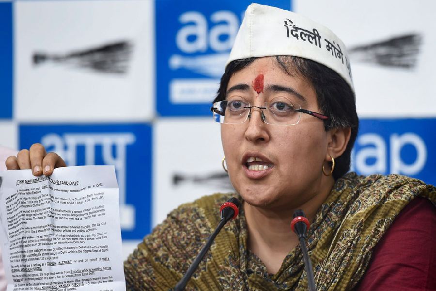 Aam Aadmi Party Delhi Services Minister Atishi challenges Chief