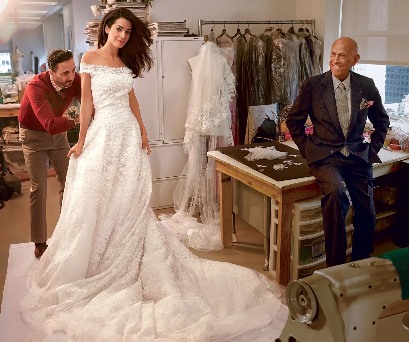Amal Alamuddin’s Dress for Wedding to Clooney Vogue
