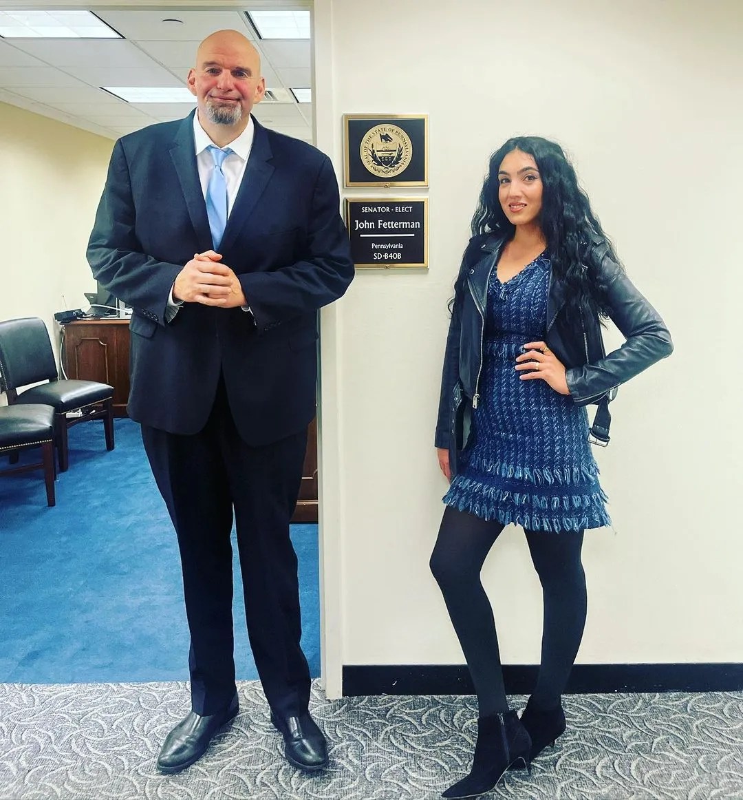 Gisele Fetterman Wore a 12 Thrifted Dress for her First Day on Capitol