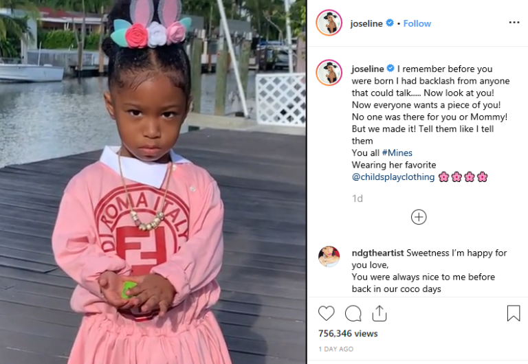 'We Made It!' Joseline Hernandez Creates Heartfelt Post of 2YearOld