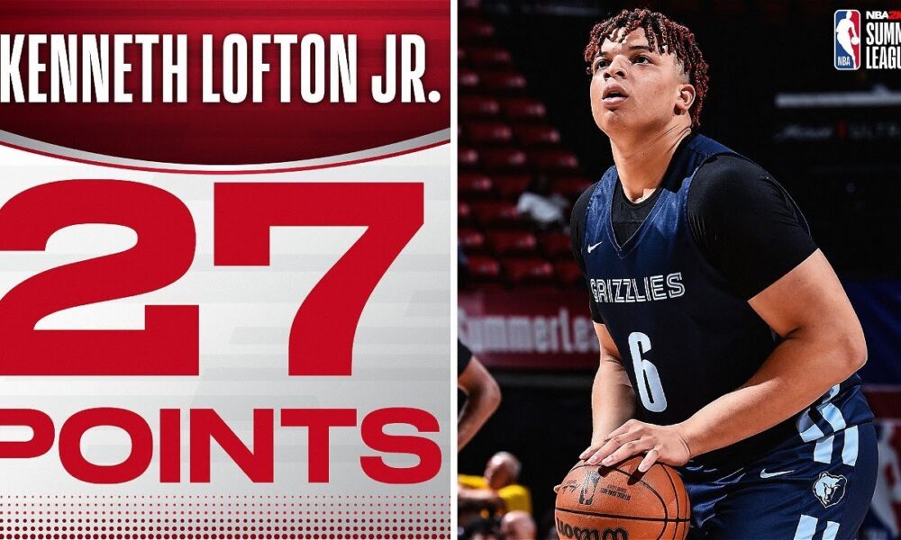 Lofton Jr. Drops DOUBLEDOUBLE In Grizzlies Final Summer League