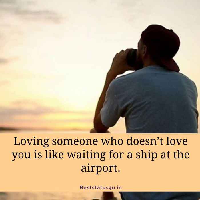 Best Top 70+ One Sided love Whatsapp Status [ Crush Quotes Lines]