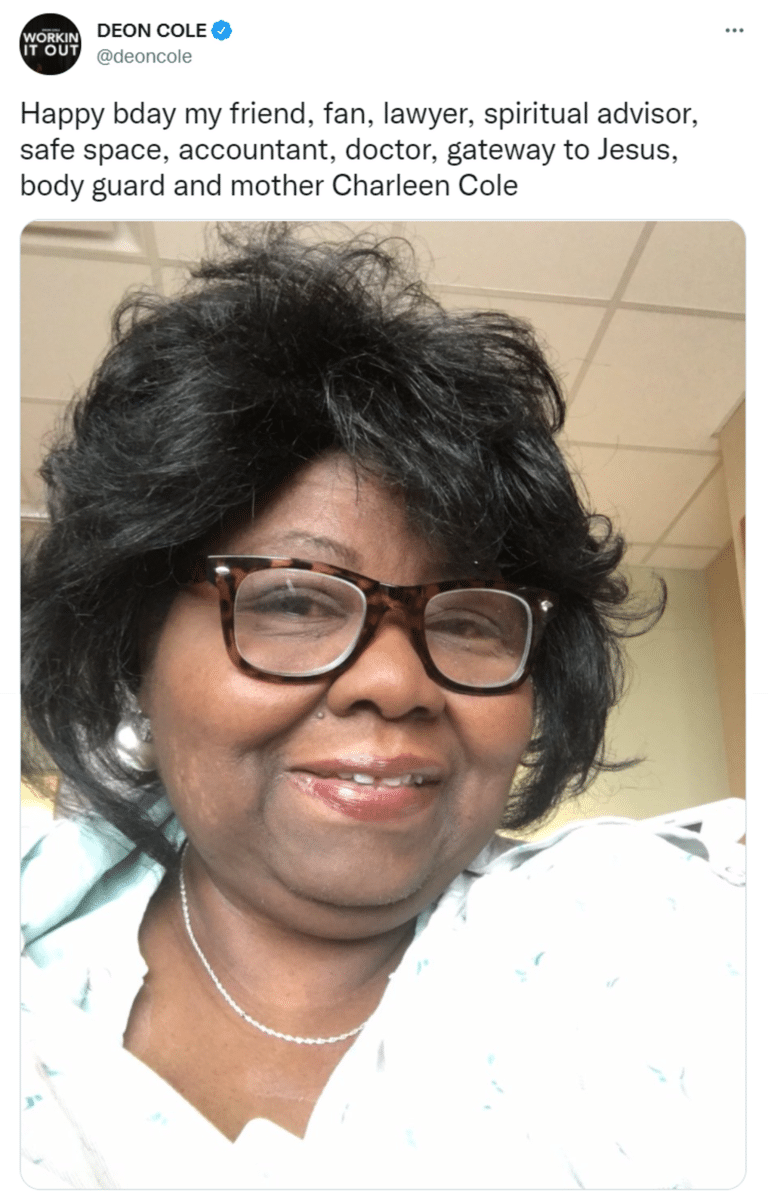 Comedian Deon Cole Remembers His Mother "My Best Friend" BlackDoctor