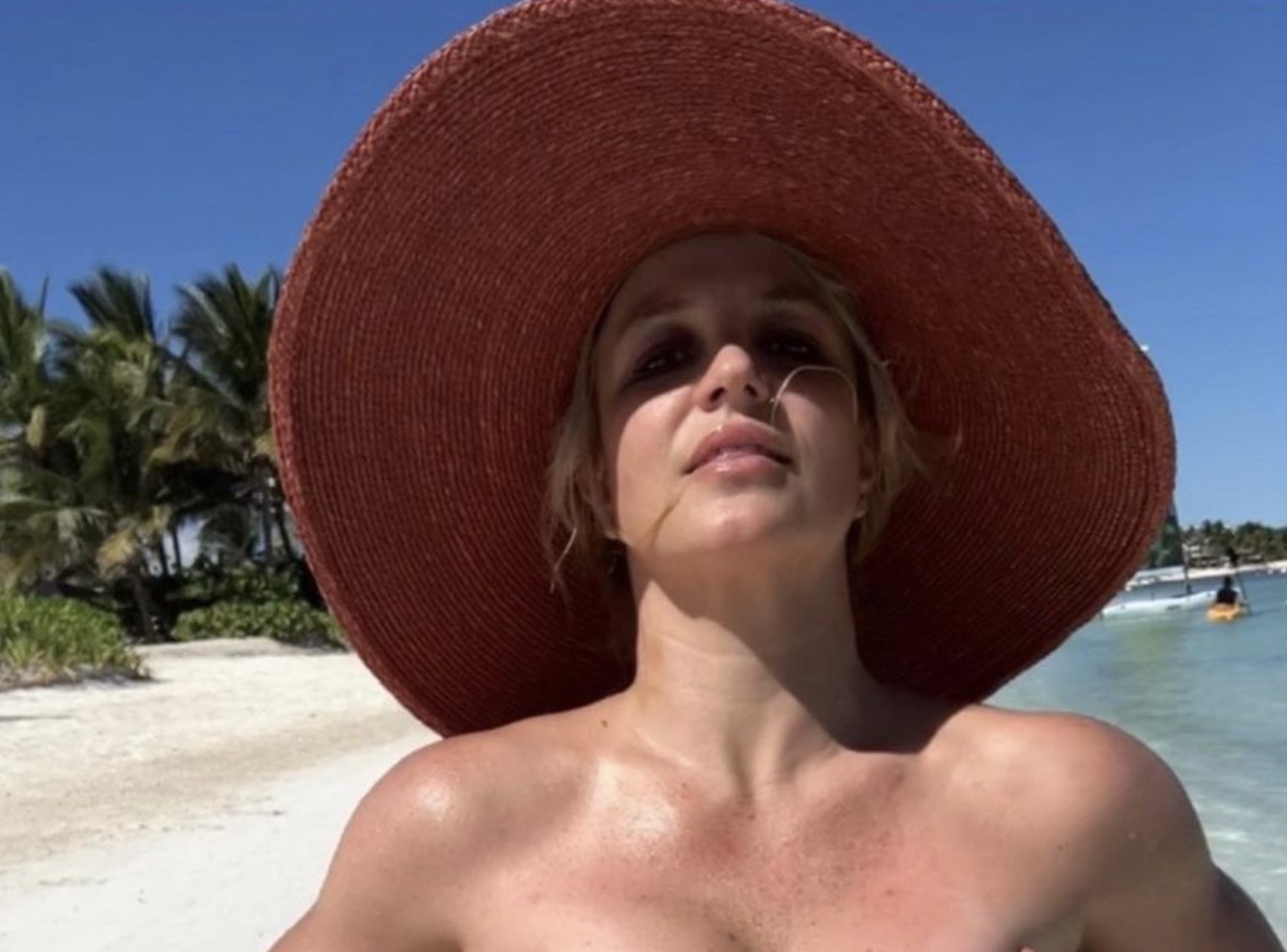 Britney Spears Goes Viral for Topless and Bottomless Photos on the