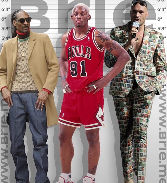 Dennis Rodman Height Brie