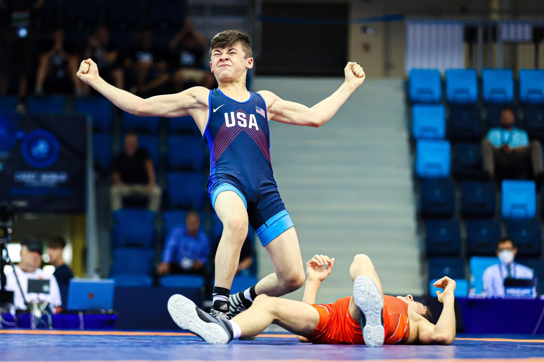 PHOTO GALLERY Johnstown's Bo Bassett wins gold at Cadet World Wrestling Championships in