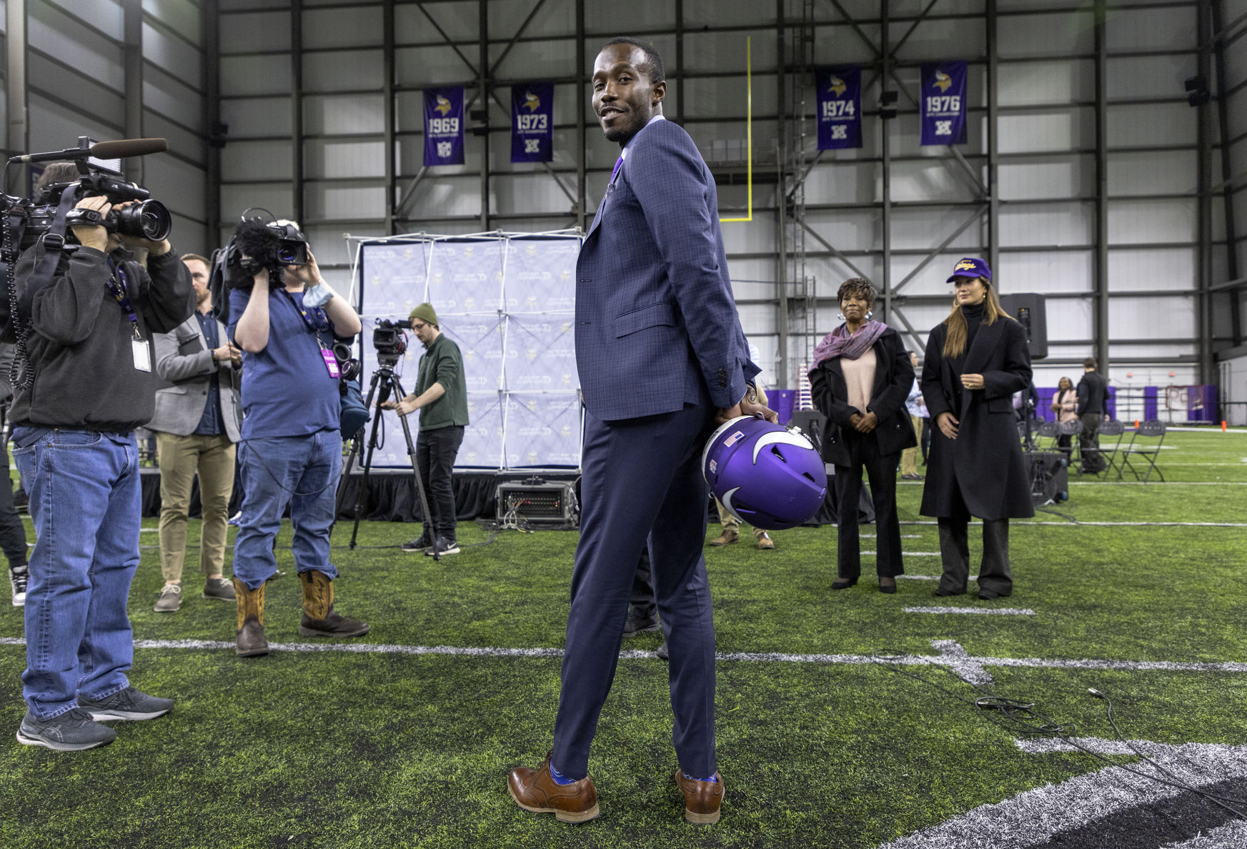 Minnesota Vikings New Vikings GM Kwesi AdofoMensah curious