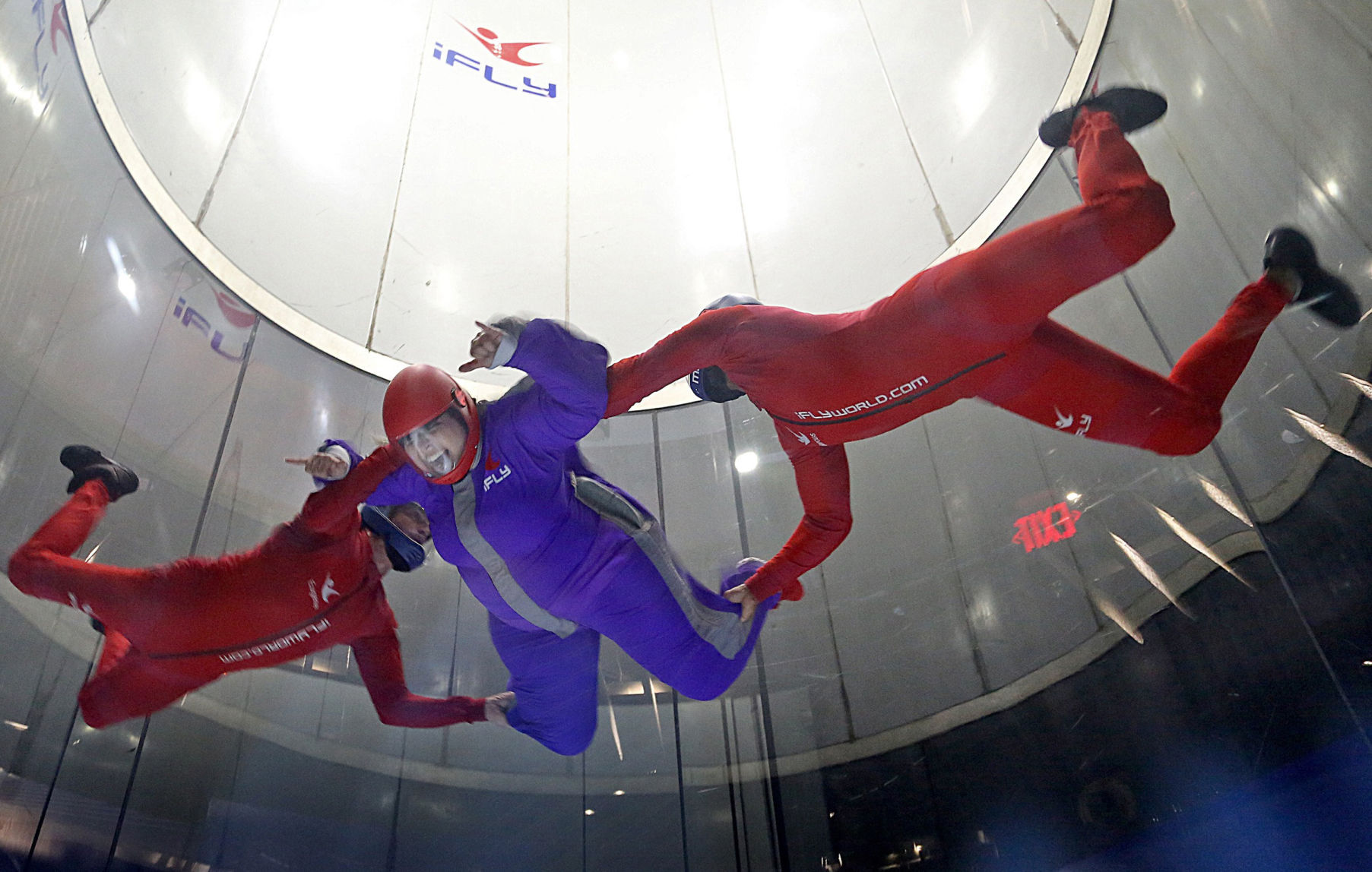 Indoor skydiving range give those with physical challenges a chance to fly Features