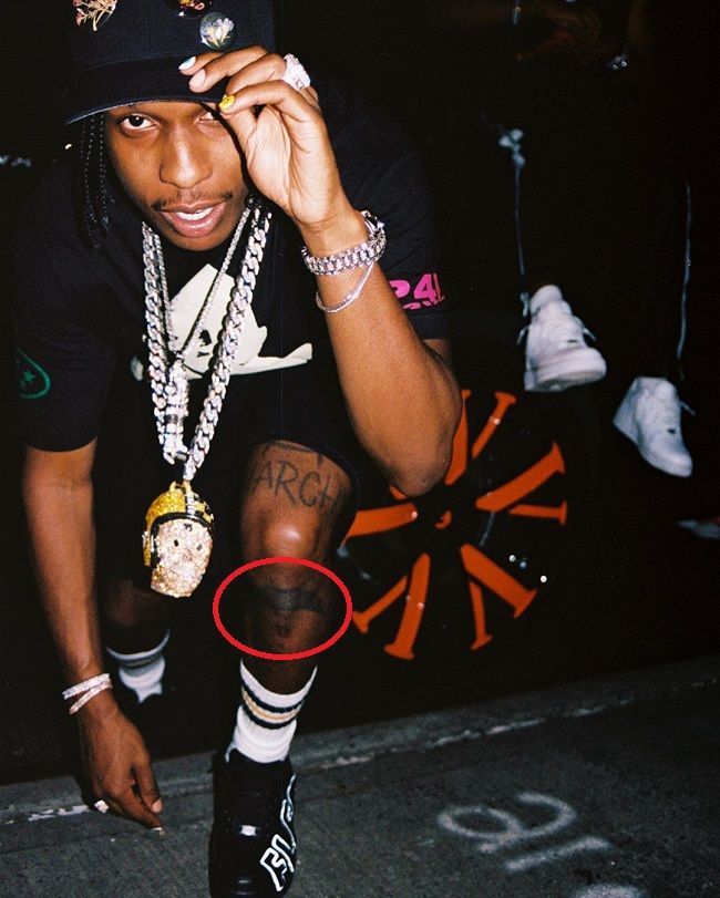 ASAP Rocky's 9 Tattoos & Their Meanings Body Art Guru