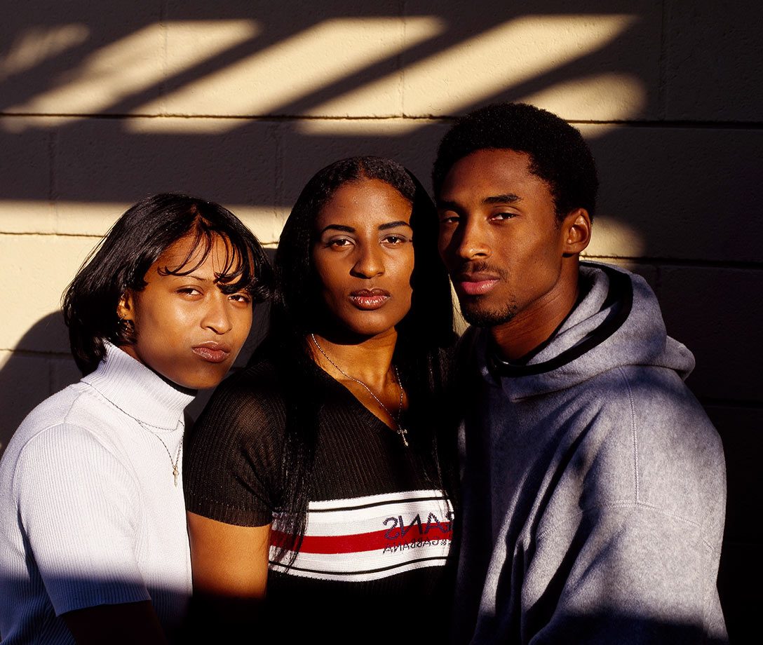 The Legendary Kobe Bryant and his parents and siblings