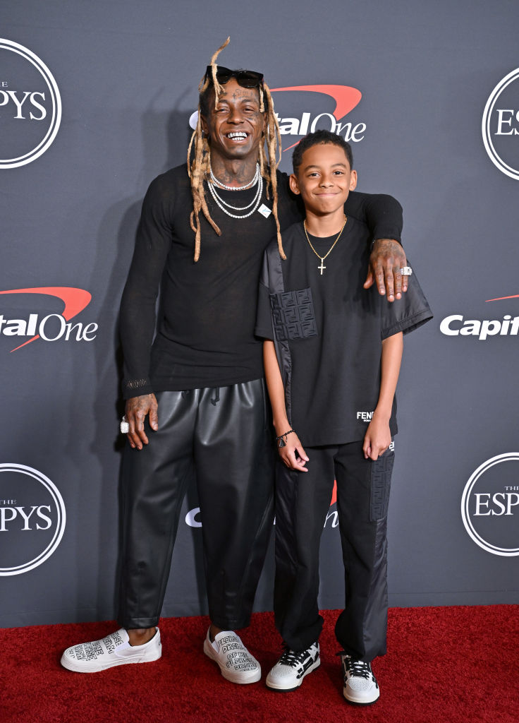 OBJ & Family, Lil Wayne & Kameron Carter Attend The 2022 ESPYS