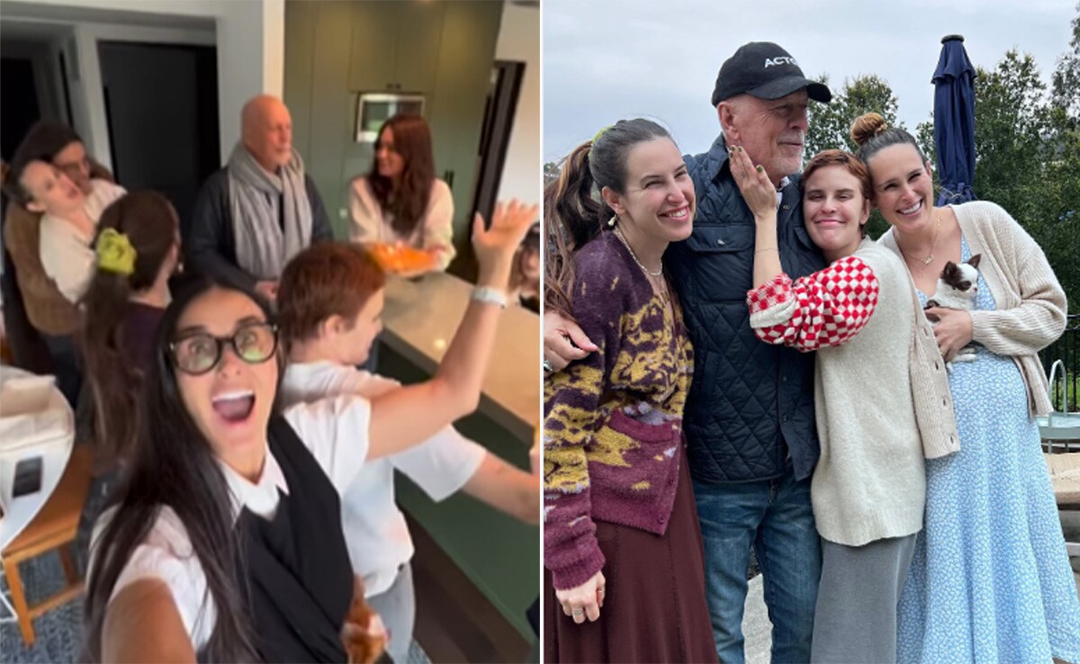 Inside Bruce Willis' 68th Birthday Celebrations With Family And ExWife