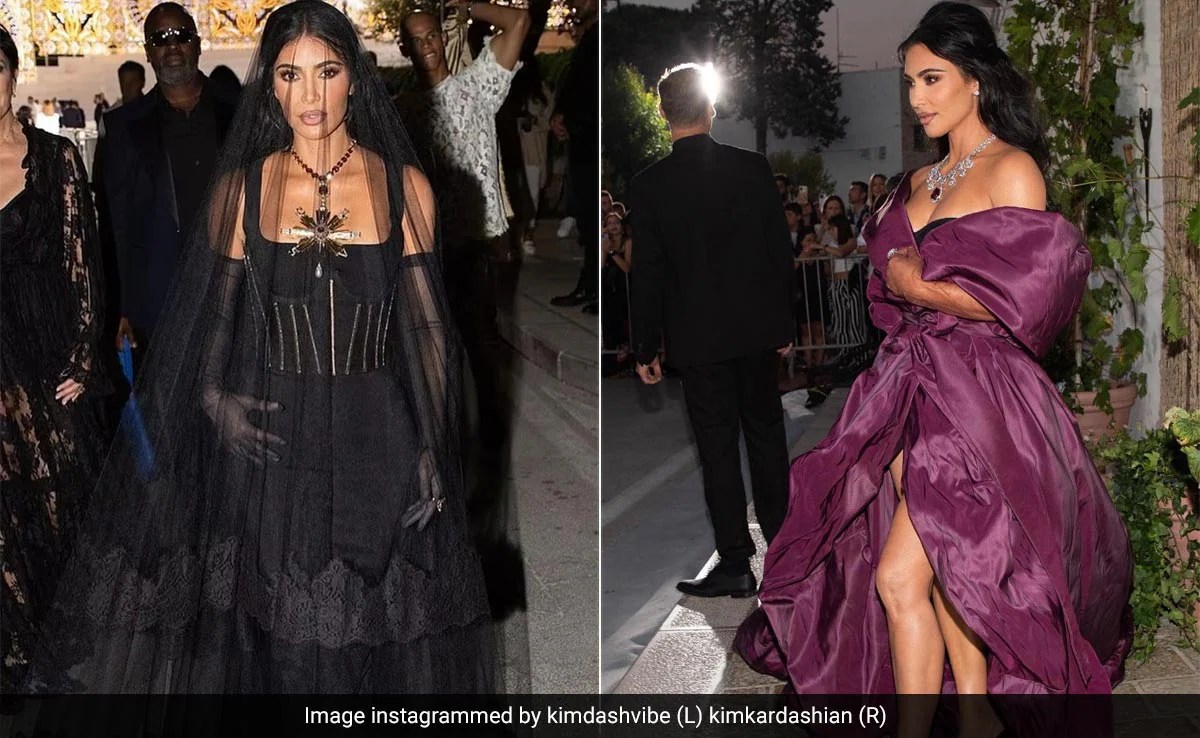 In Midst Of Kourtney Kardashian Feud, From A Bride In Black To Vision
