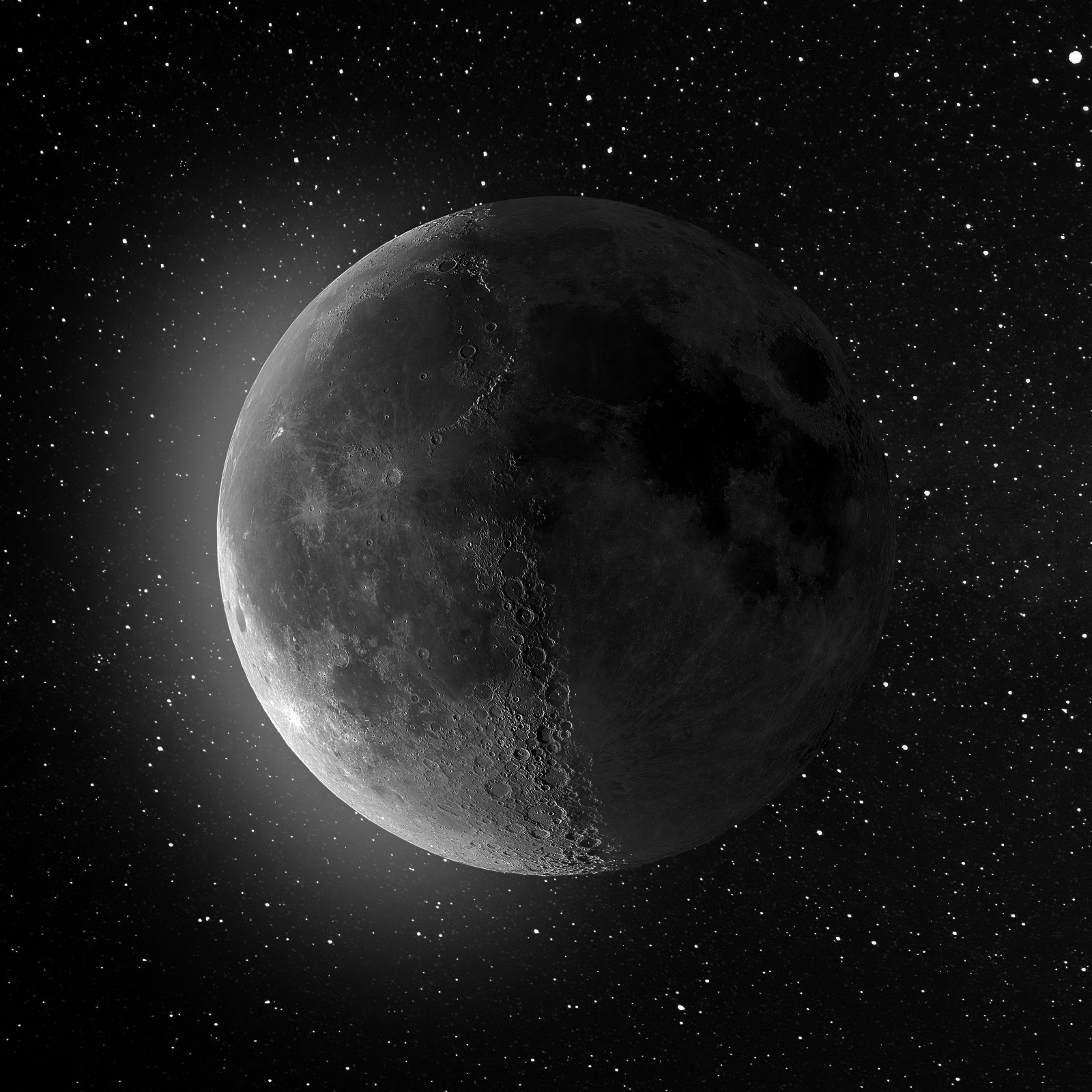 Fondos de pantalla Luna, espacio, naturaleza, astronomía 6000x6000