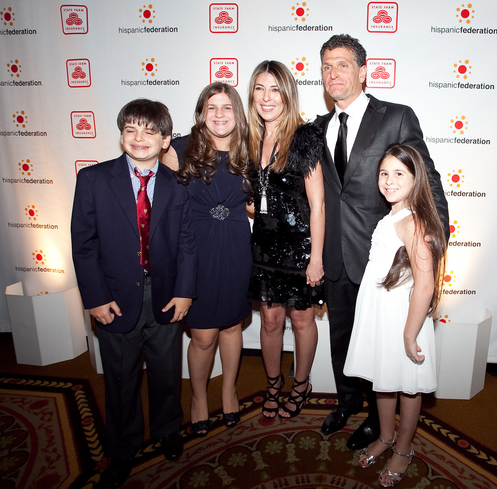Peter Fine and Family with Nina Garcia Hispanic Federation Flickr