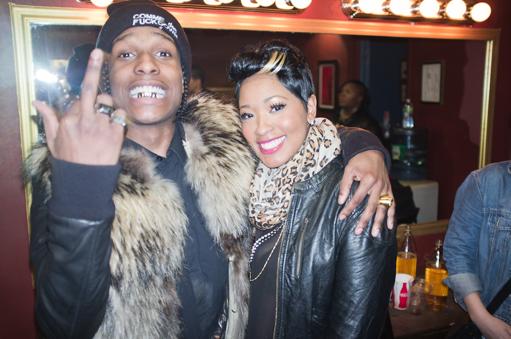 Family affair ASAP Rocky and his sister backstage after th… Flickr