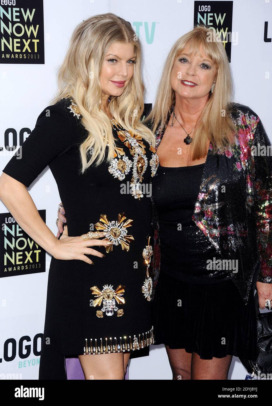 Fergie and her mother attend the 2013 NewNowNext Awards at The Fonda