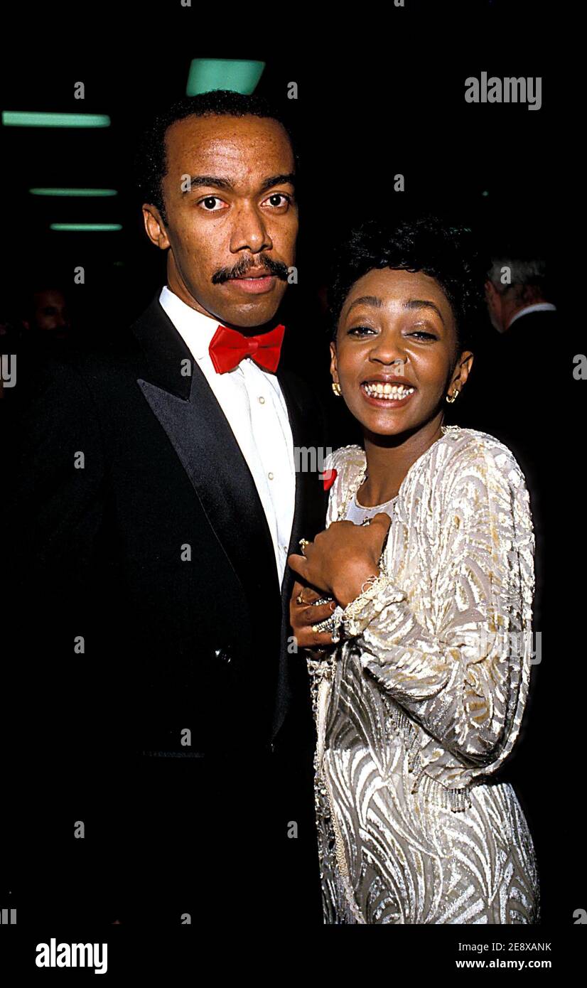 Anita Baker And Fiance Walter Bridgforth Jr. 1987 Credit Ralph