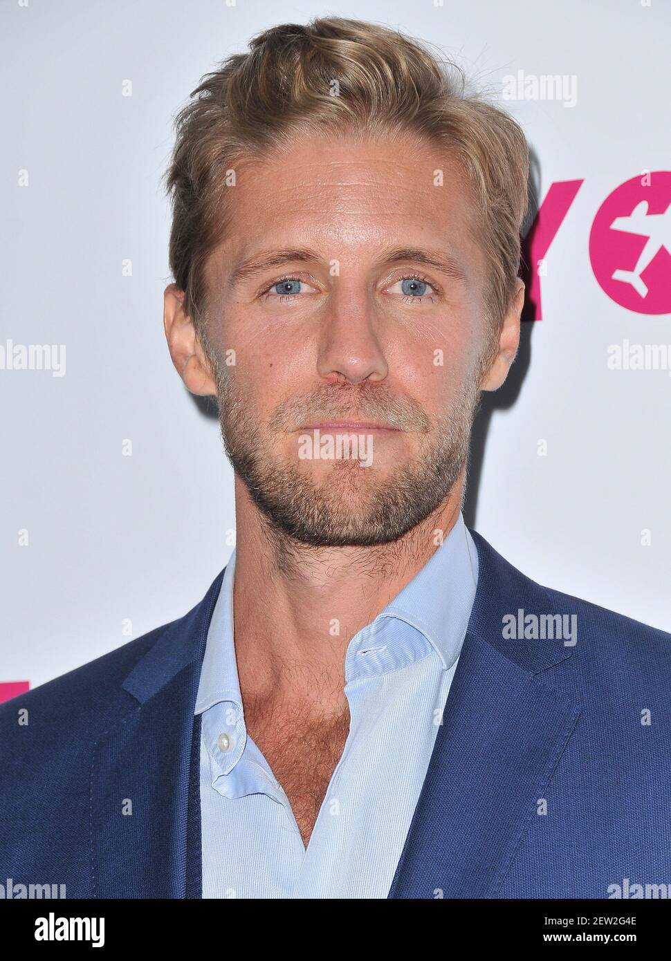 Matt Barr arrives at "The Layover" Los Angeles Premiere held at the