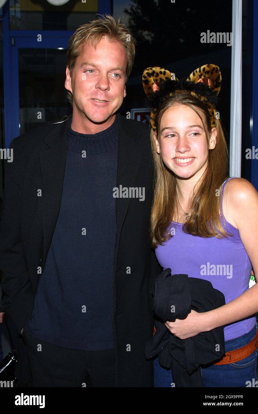 Kiefer Sutherland and daughter Sarah at the premiere of Josie And The