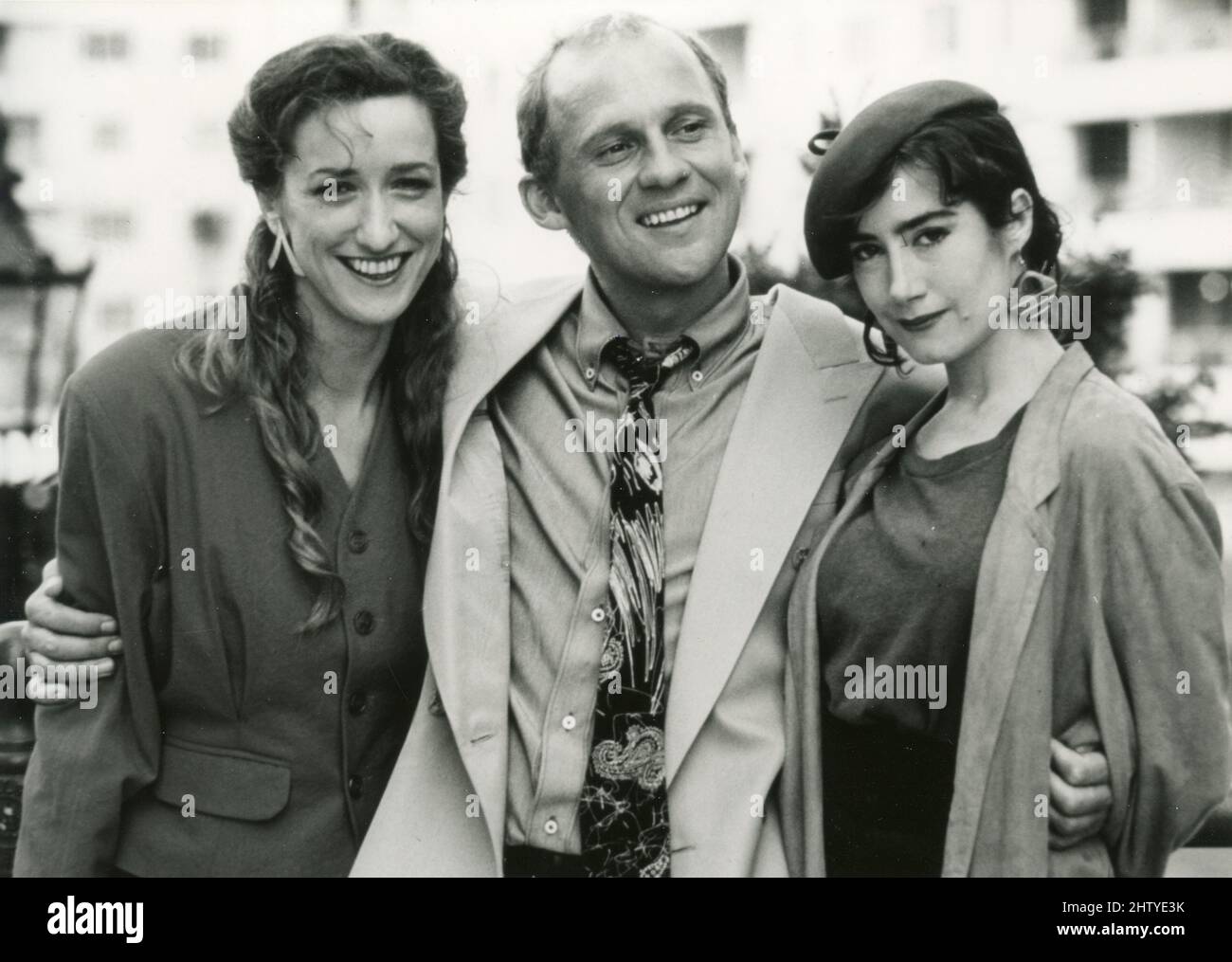 English actor Peter Firth and actresses Haydn Gwynne (left) and Lyndsey