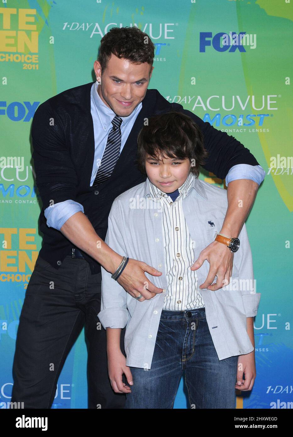 Kellan Lutz and Tanner Lutz during the 2011 Teen Choice Awards held at