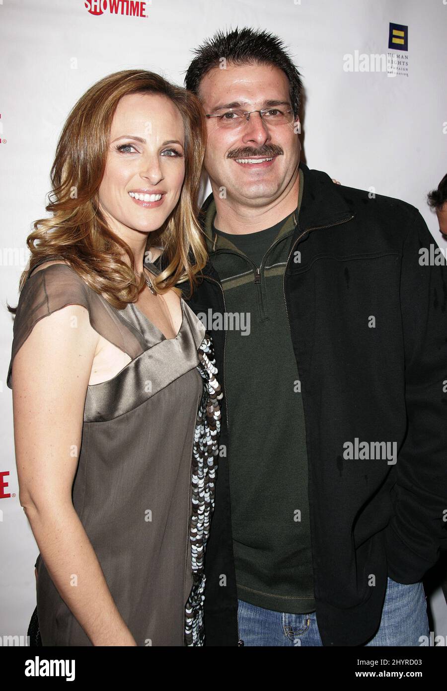 Marlee Matlin and husband Kevin Grandalski attend The L Word season 5