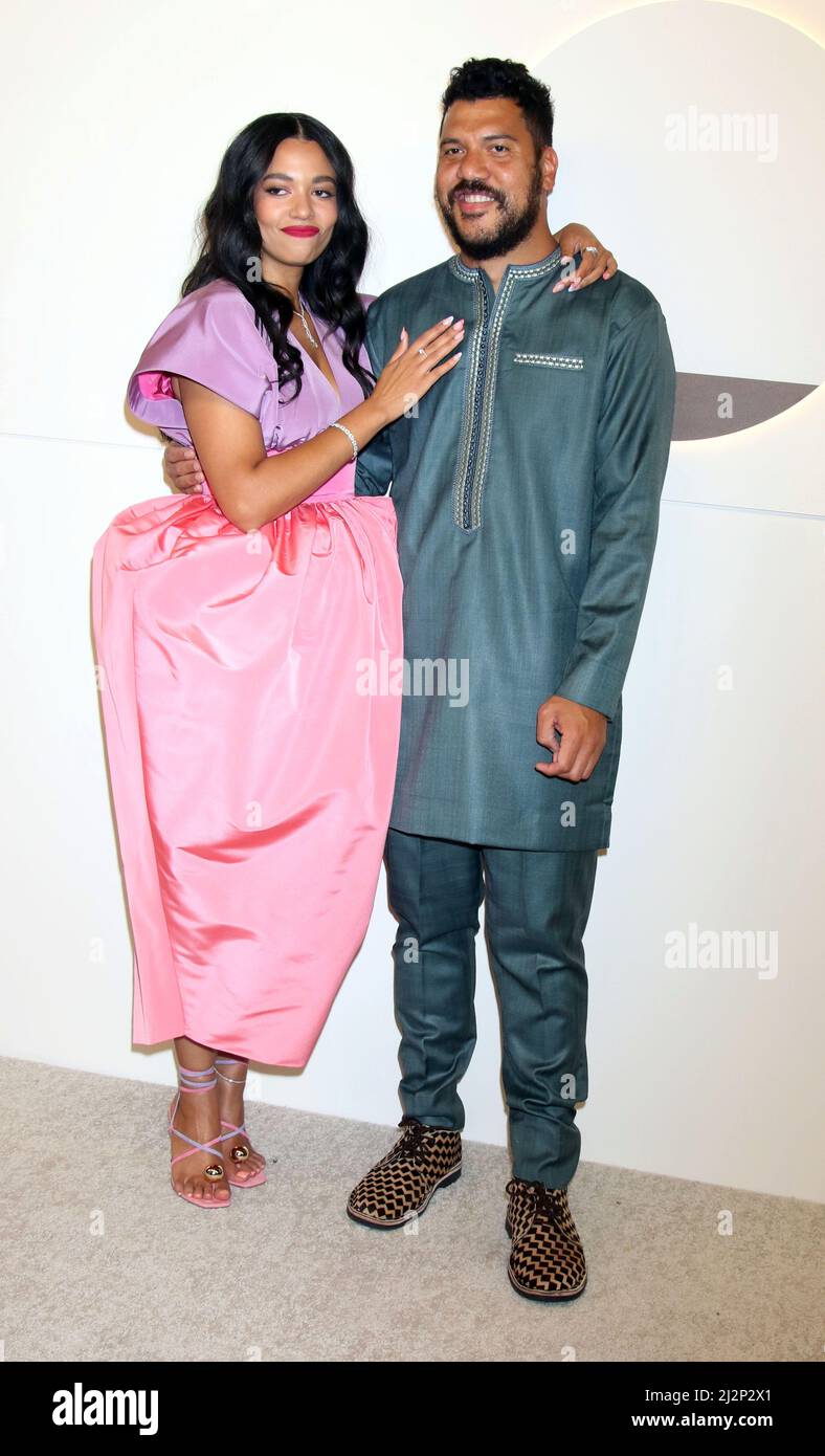 New York, NY, USA. 02nd Apr, 2022. Aurora James, Benjamin Bronfman at