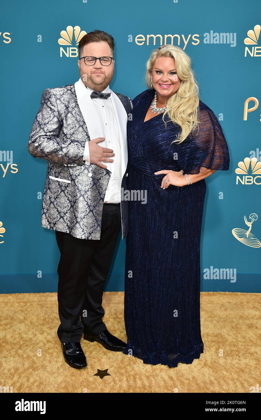 Los Angeles, USA. 12th Sep, 2022. Paul Walter Hauser, left, and Amy