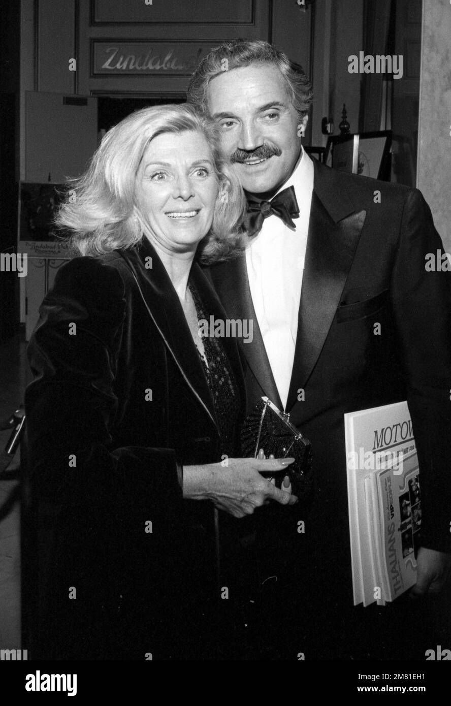 Hal Linden and wife Frances Circa 1980's . Credit Ralph Dominguez