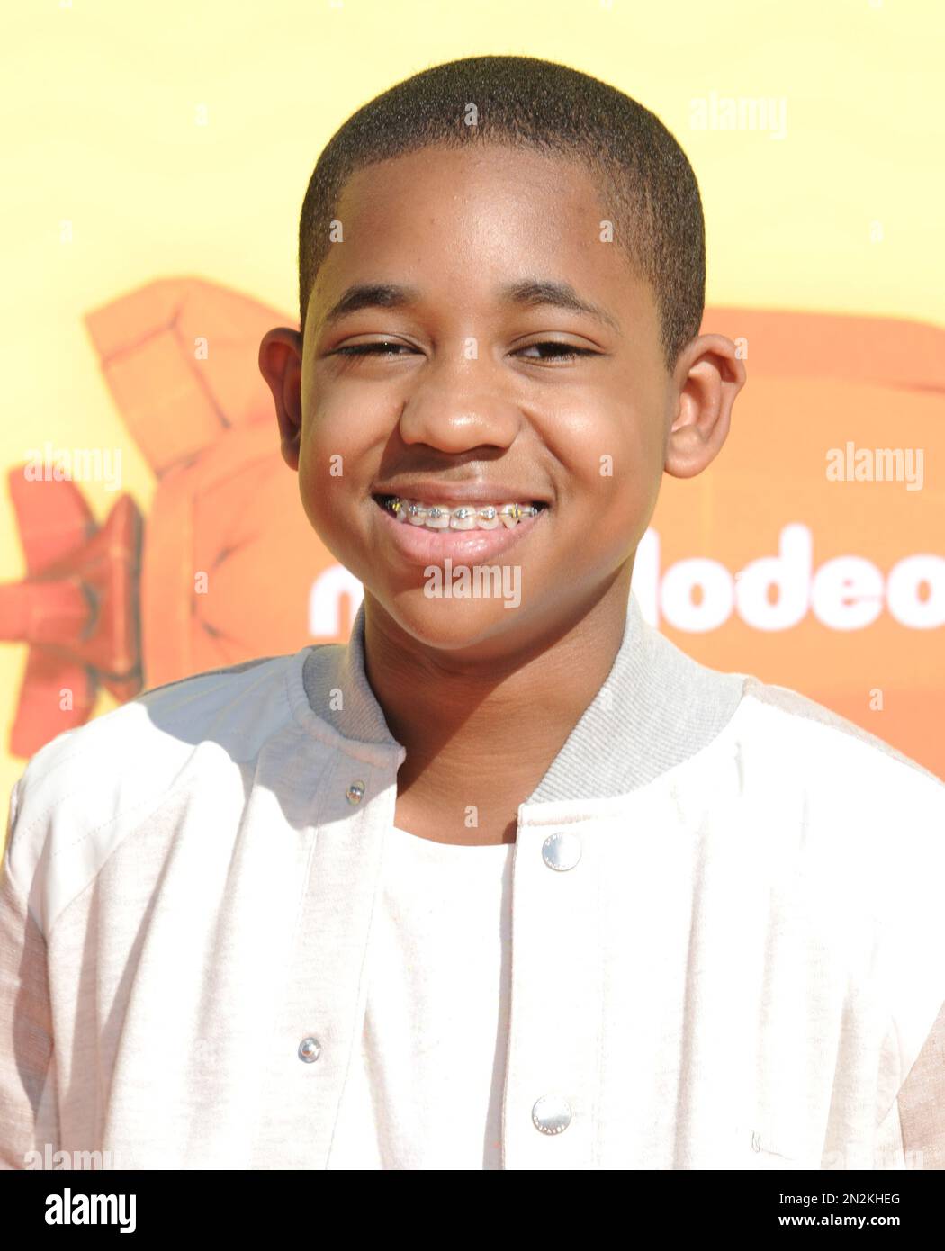 Tylen Jacob Williams arrives at Nickelodeon's 28th annual Kids' Choice