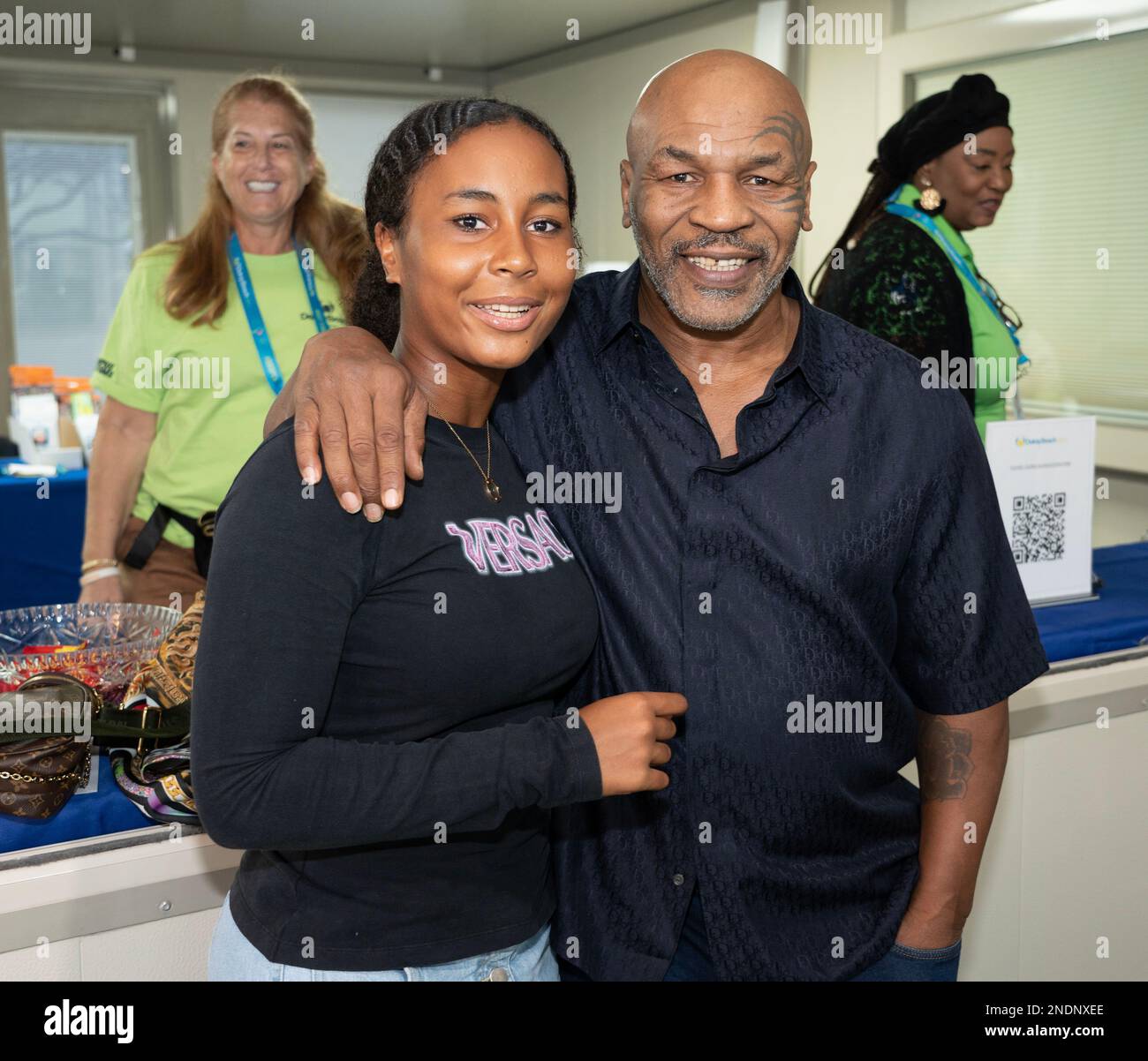 Delray Beach, Florida, USA. 15th Feb, 2023. MIKE TYSON and his daughter