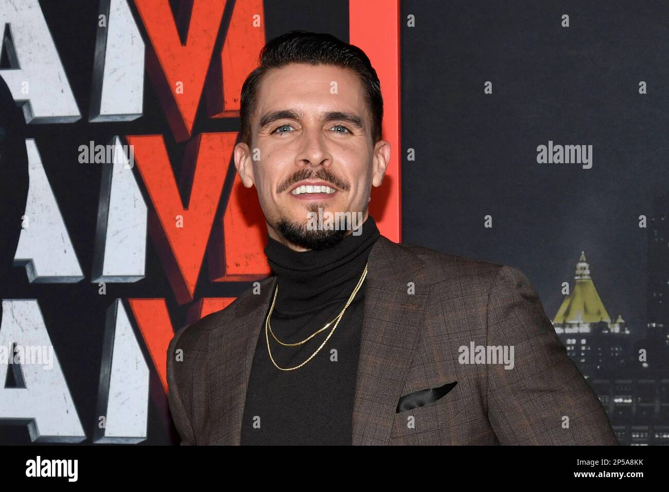 Josh Segarra attends the world premiere of "Scream VI" at AMC Lincoln