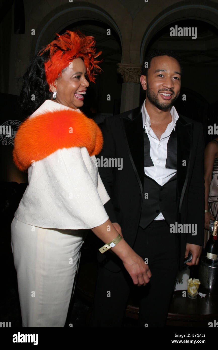 John Legend and his mom Phyllis Stephens The House of Hype PostGrammy