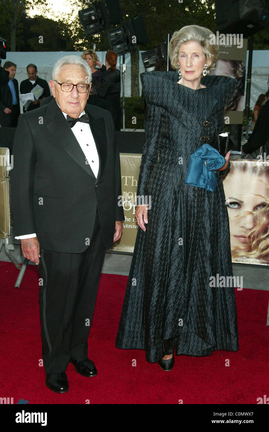 Henry Kissinger and Nancy Kissinger The Metropolitan Opera Season