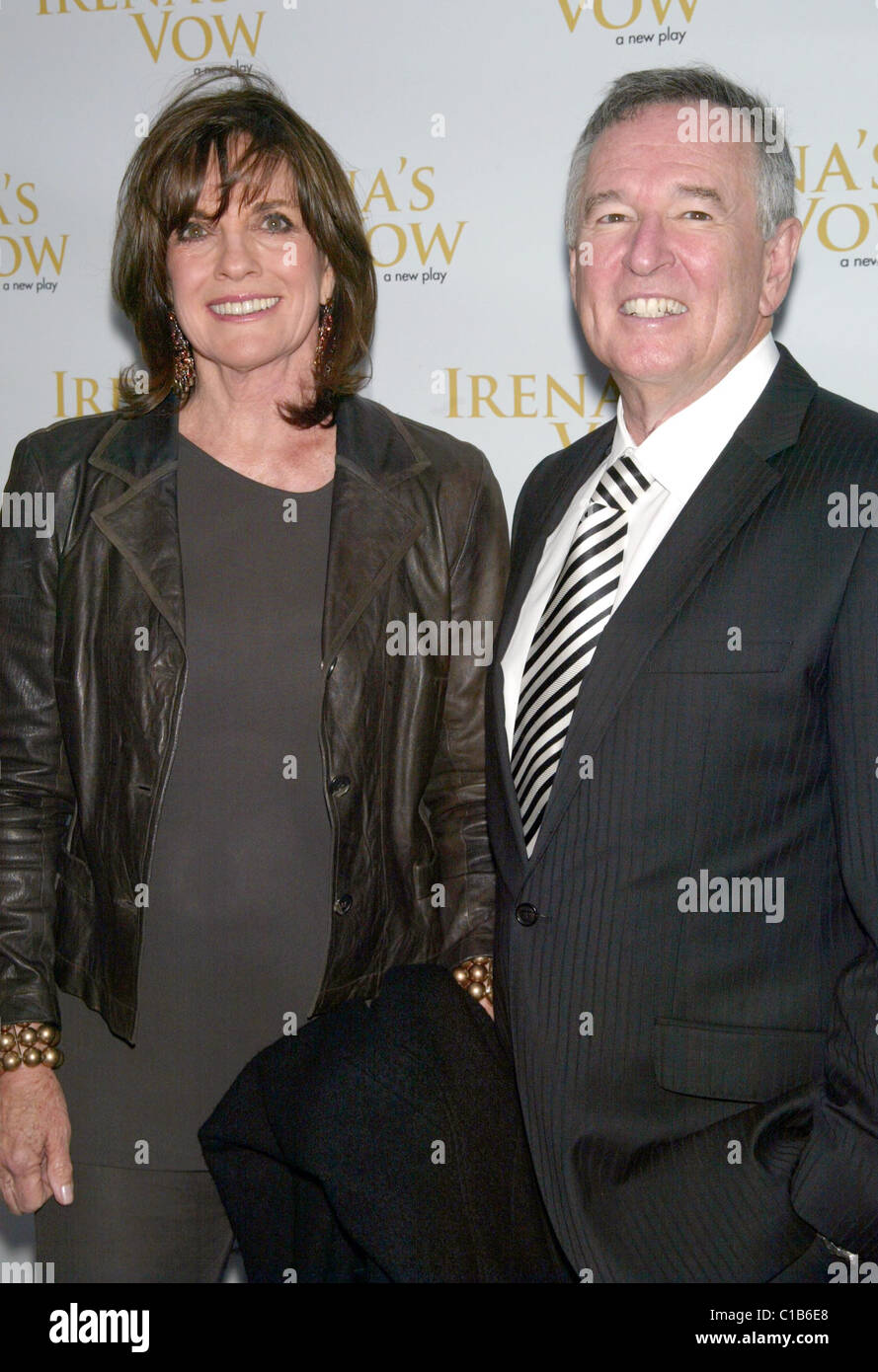 Linda Gray and her longtime boyfriend, Irena's Vow playwright Dan